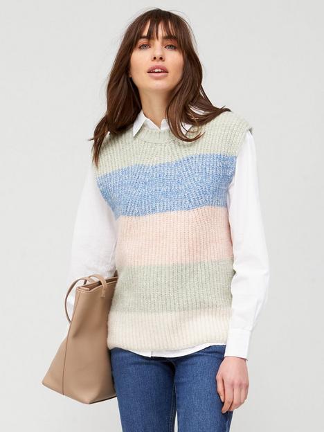 v-by-very-knitted-crew-neck-stripe-tabard-multi