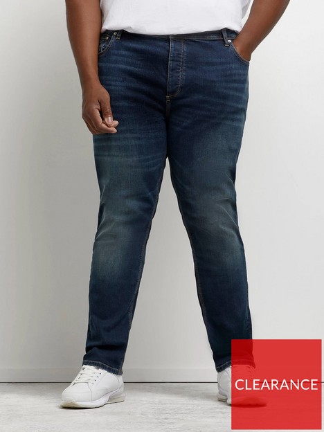 river-island-big-amp-tall-relaxed-skinny-jeans-blue