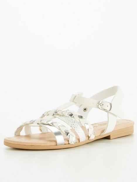 v-by-very-older-girls-plaited-strappy-sandals-silver