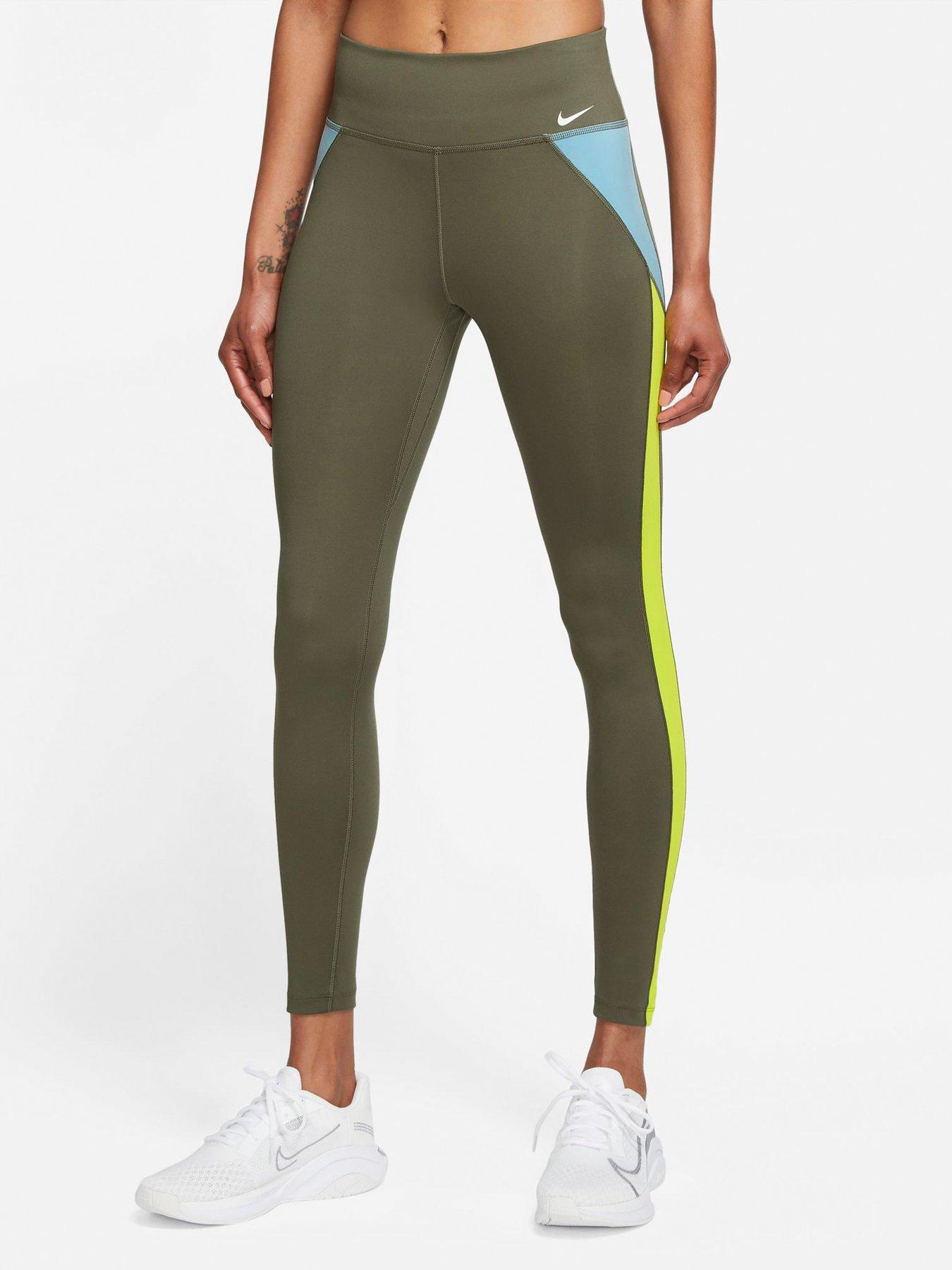 women's nike olive green leggings