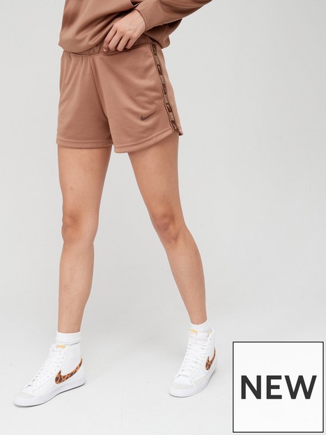 nike-nsw-taped-shorts-brown