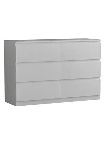 Chest Of Drawers Tall, Nouvelle 6 Drawer Dresser White 63×30 3 4