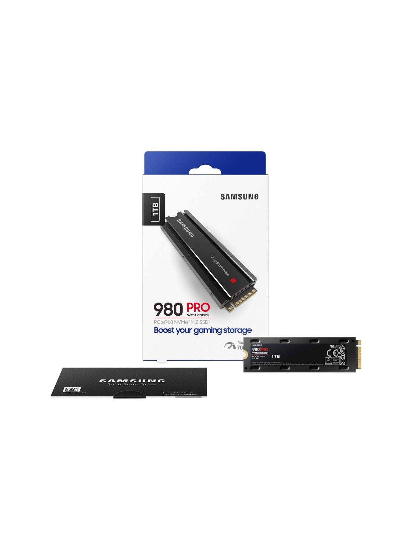 Samsung - 980 PRO Heatsink 2TB Internal SSD 2024 PCIe Gen 4 x4 NVMe for PS5