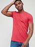  image of very-man-essentials-crew-neck-t-shirt-red-marl