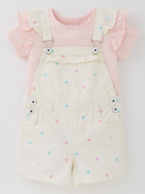 mini-v-by-very-girls-heart-shortie-dungarees-and-tee-set-white