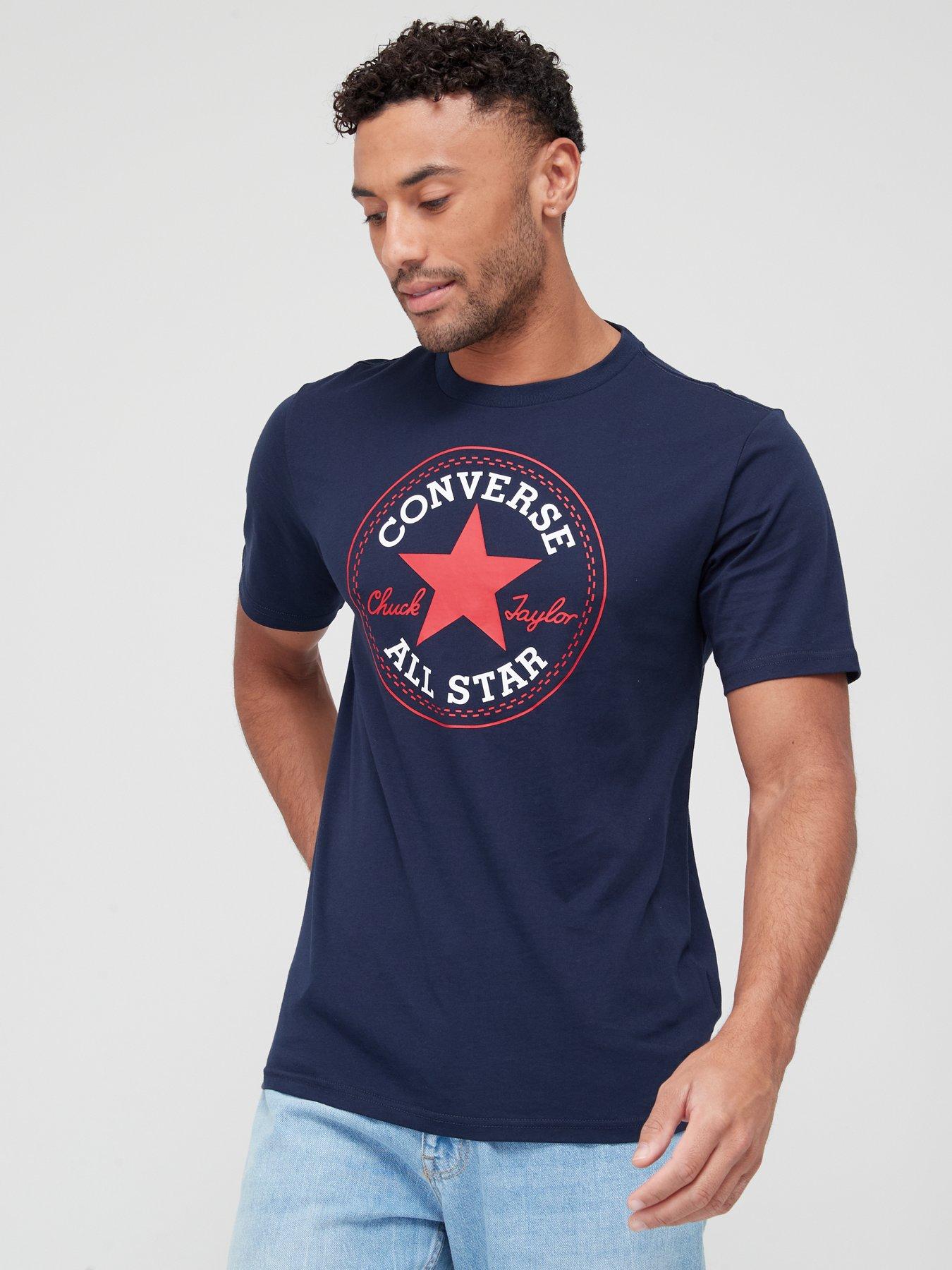 Men Chuck Taylor Patch Graphic T-shirt - Navy