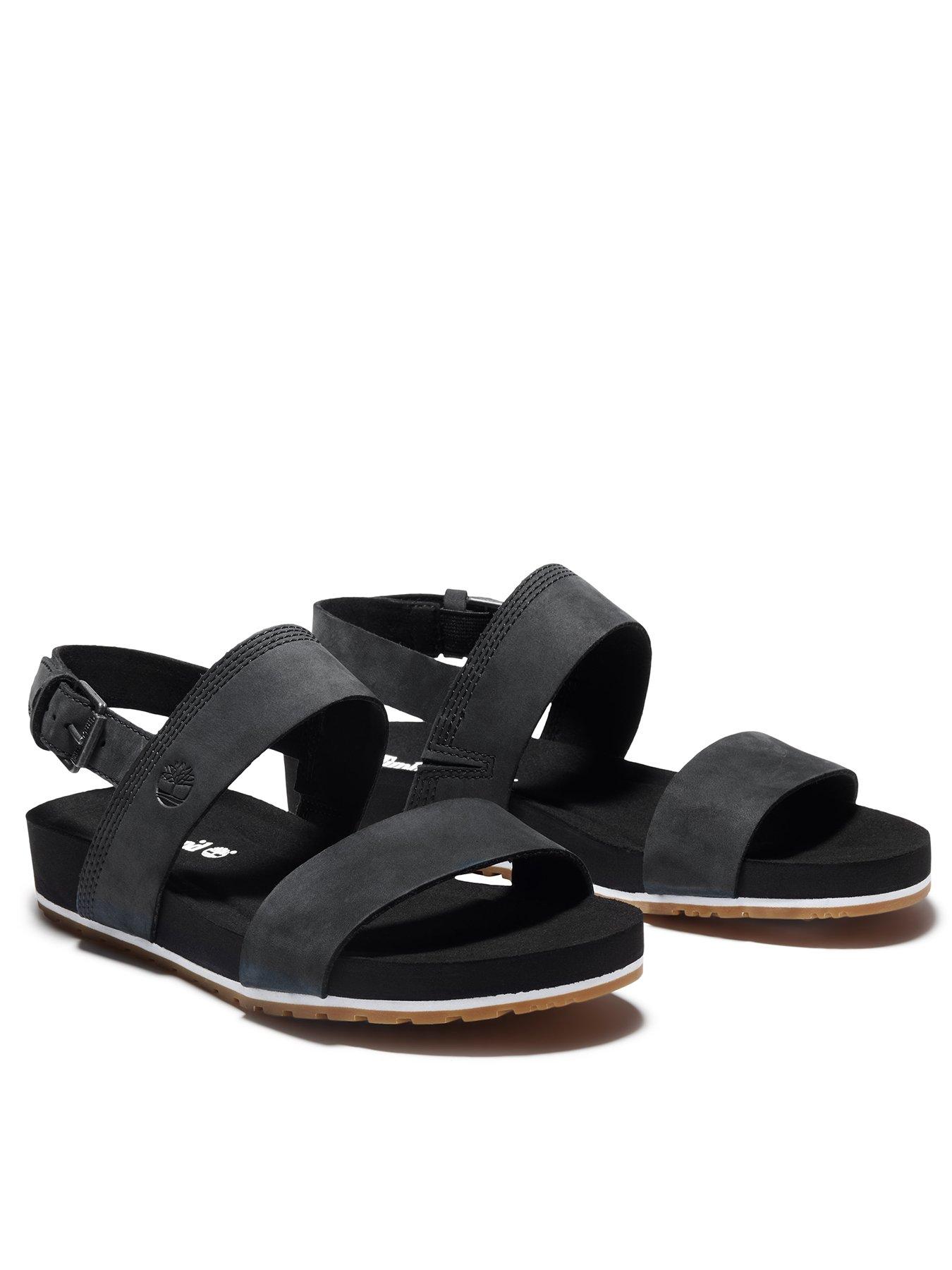 Image 1 of 2 of Timberland Malibu Waves Flat Sandals - Black