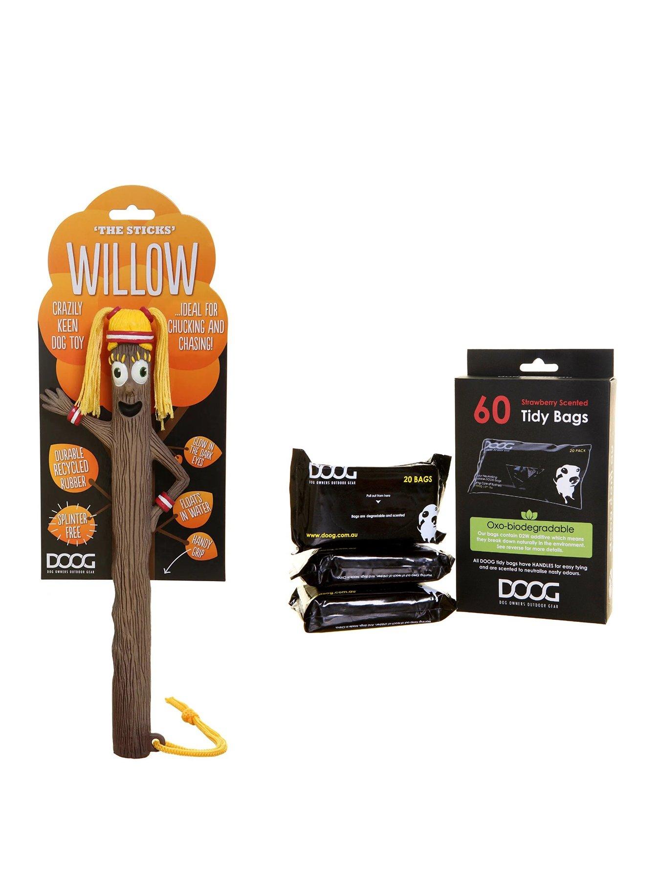 Product photograph of Doog Willow Stick With Pack Of 60 Scented Tidy Bags from very.co.uk