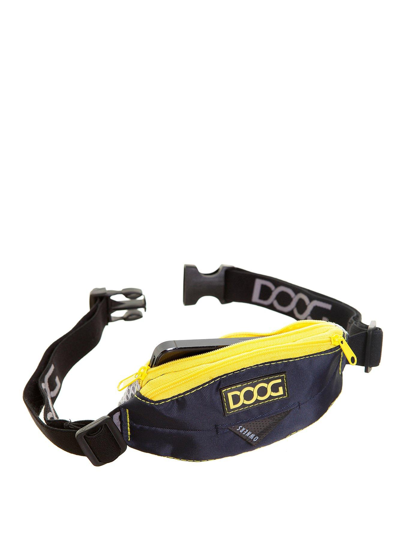 Product photograph of Doog Mini Walkie Bag Navy Amp Yellow from very.co.uk