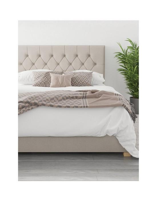 front image of aspire-olivier-linen-ottoman-storage-bed-frame
