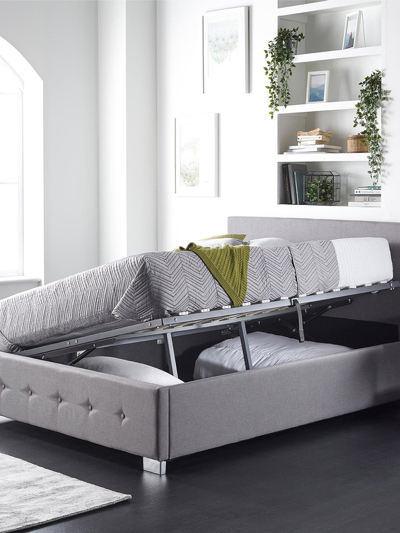Image 4 of 7 of Aspire Linen Side Opening Ottoman&nbsp;Bed
