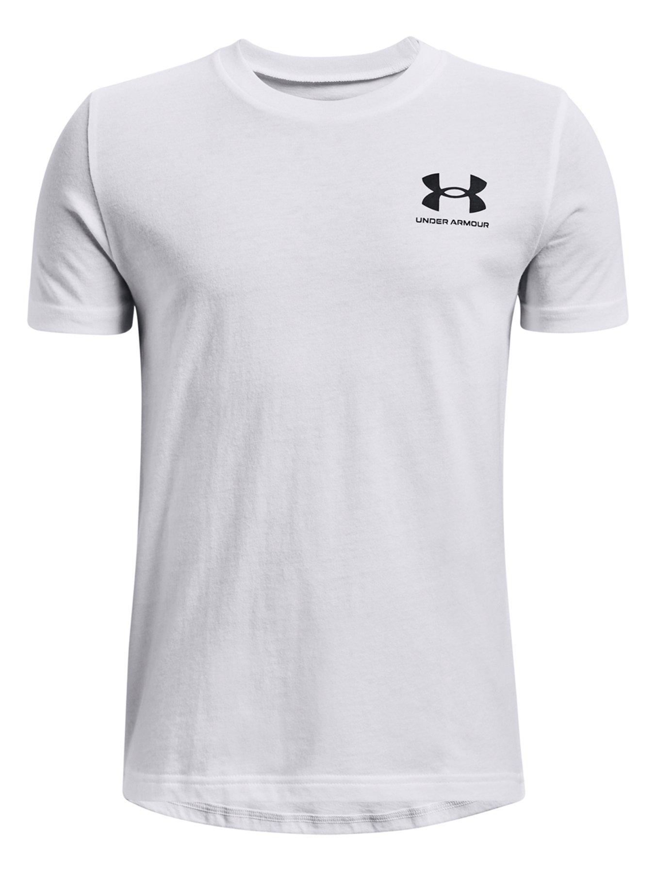 Boys white under deals armour