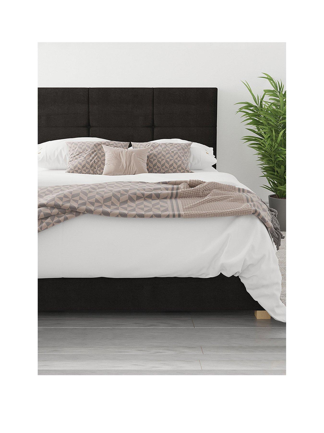 Product photograph of Aspire Cain Ottoman Storage Bed Frame from very.co.uk