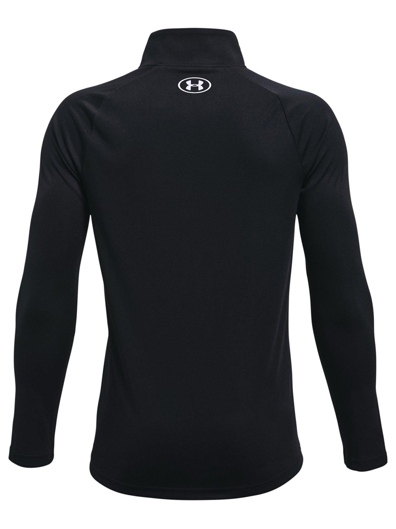 Image 2 of 2 of UNDER ARMOUR Tech 2.0 1/2 Zip Top - Black/White