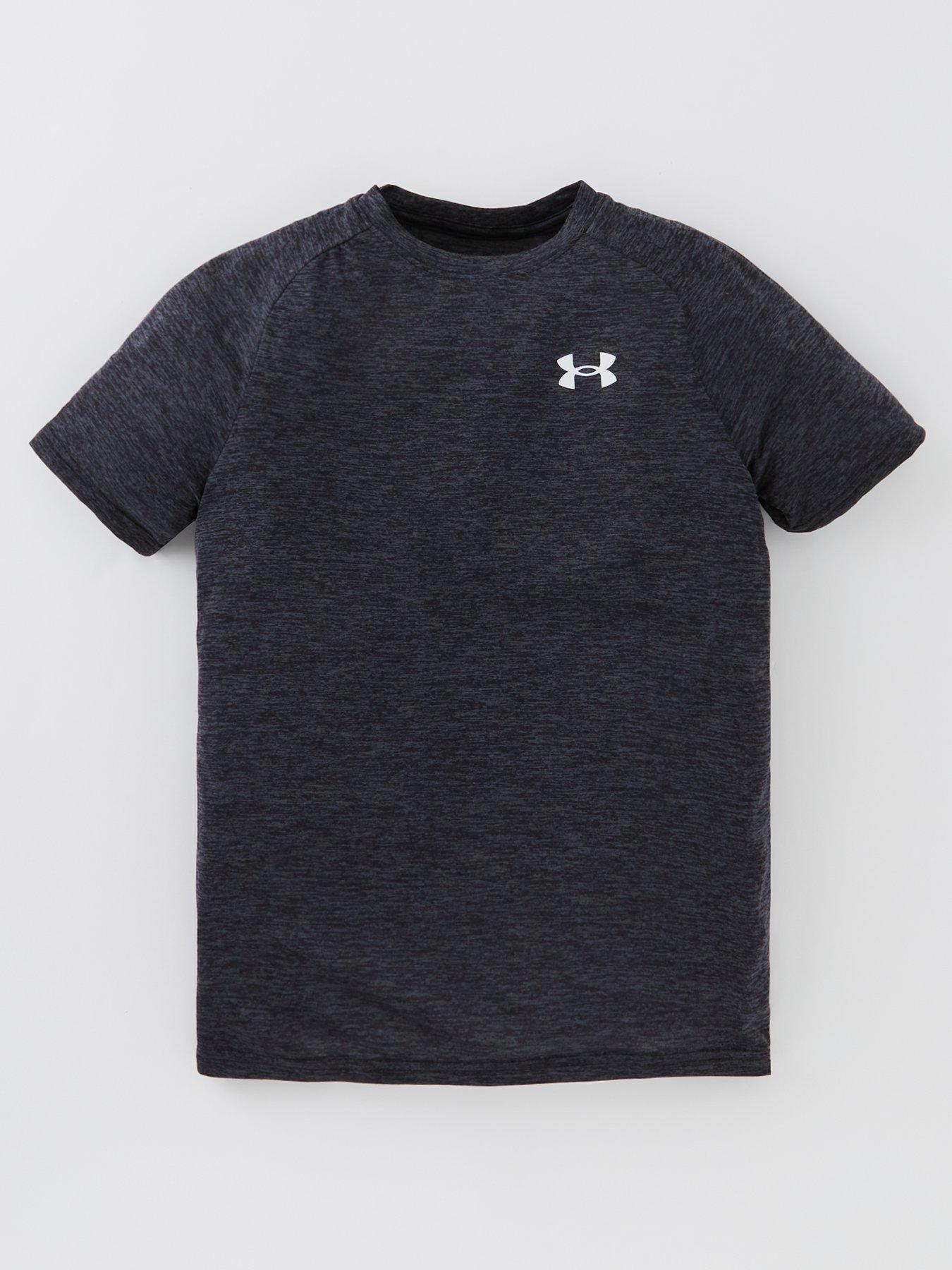 UNDER ARMOUR: Boys Tech 2.0 T-Shirt - Black/White