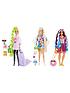  image of barbie-extra-doll-12-in-floral-2-piece-outfit-with-pet-bunny