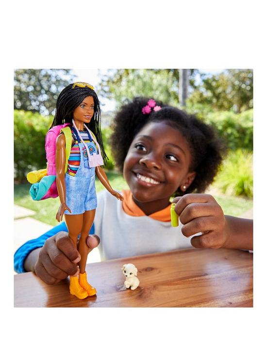 stillFront image of barbie-it-takes-two-brooklyn-camping-doll-with-puppy-amp-accessories