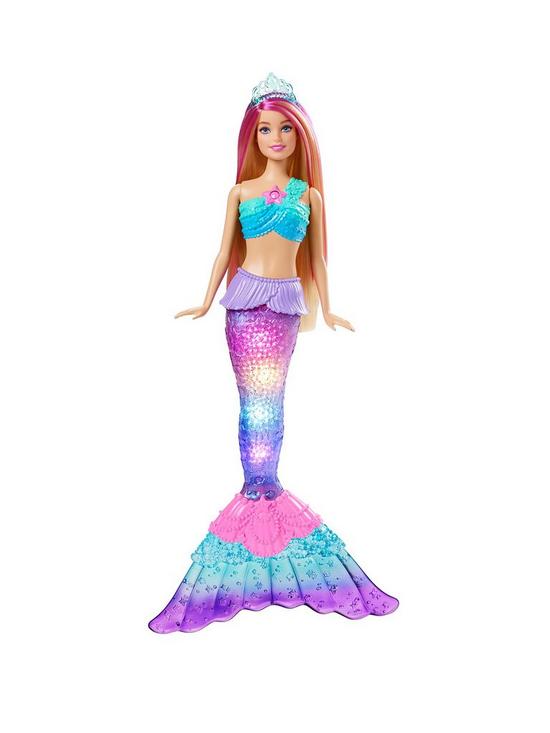 front image of barbie-dreamtopia-twinkle-lights-mermaid-doll