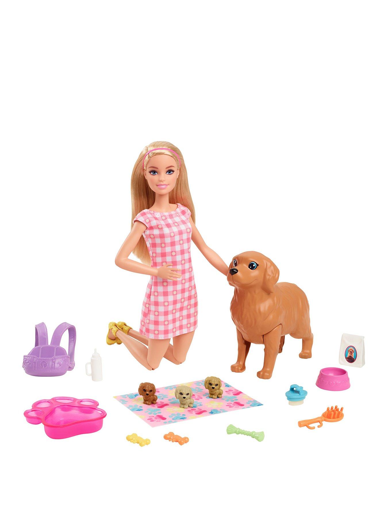 chien barbie peluche