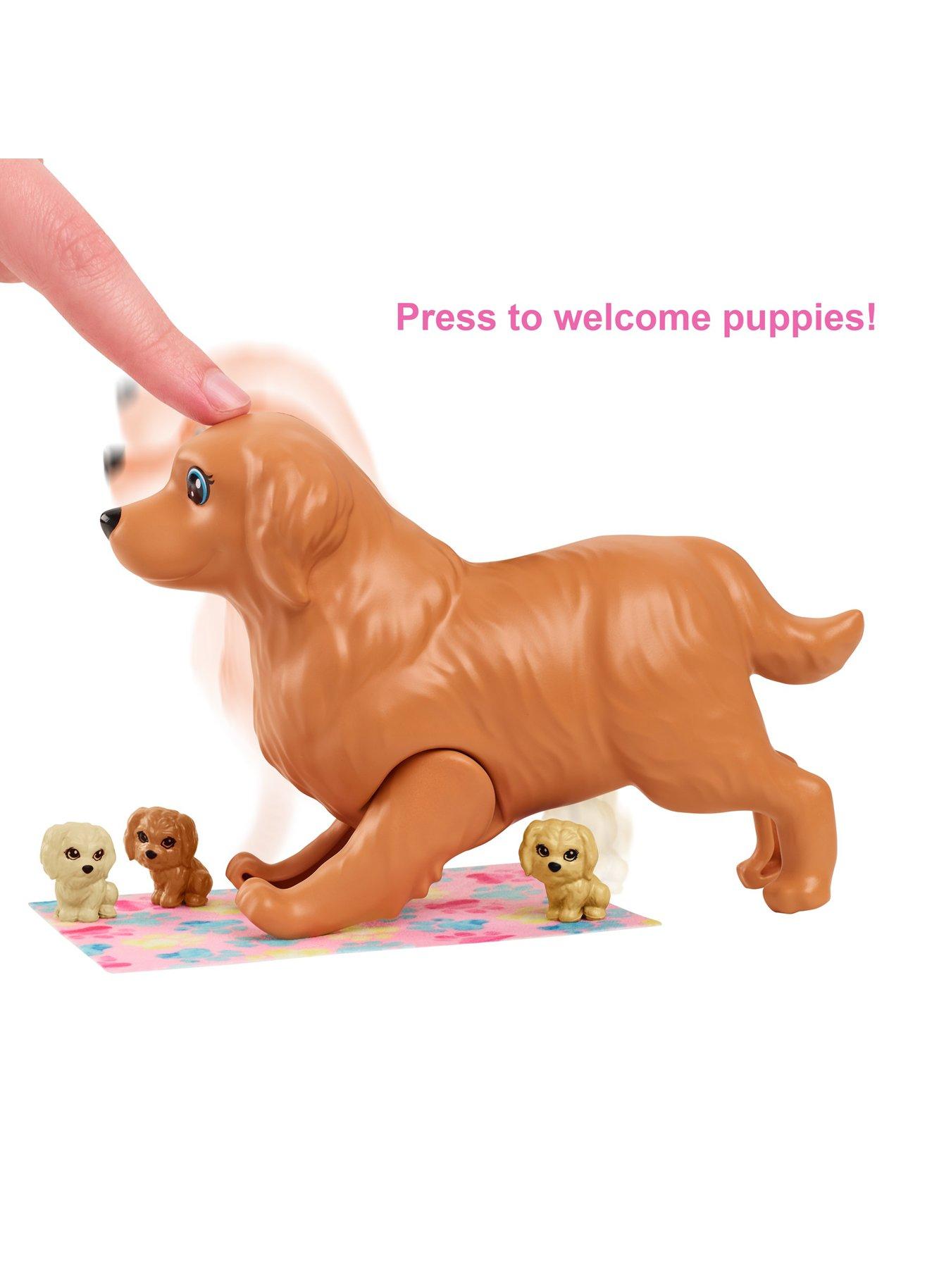 Barbie and puppy hot sale