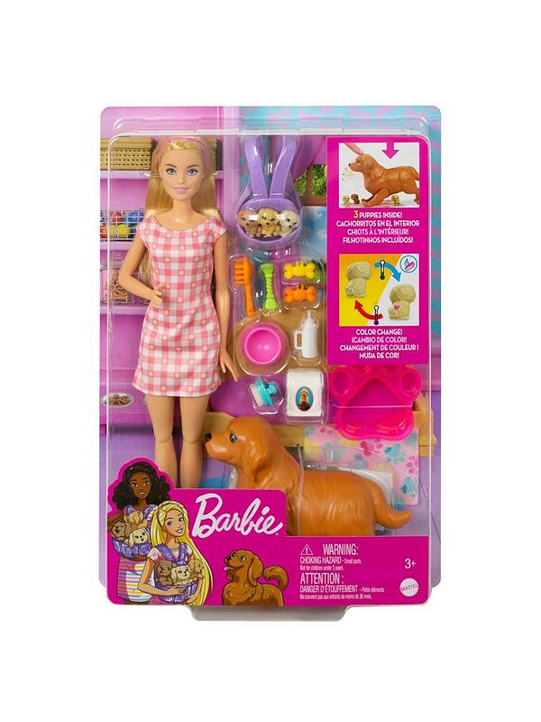 Image 6 of 6 of Barbie Newborn Pups Doll and Puppy Playset