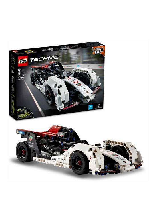 front image of lego-technic-formula-e-porsche-99x-car-toy-42137