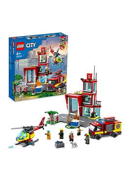 Lego Fire Station Set With Truck Toy 60320