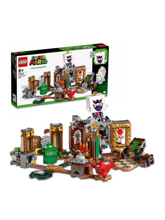 front image of lego-super-mario-luigirsquos-mansion-haunt-amp-seek-set-71401