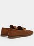  image of river-island-leathernbspwoven-tassel-loafers-brown