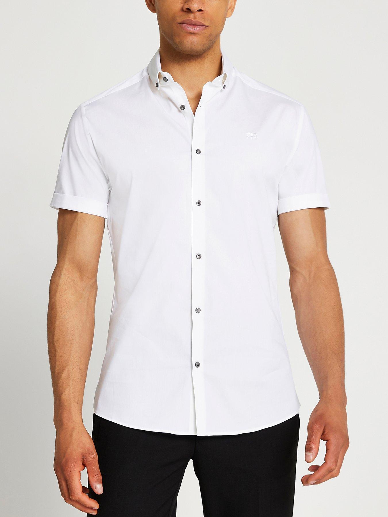 River island clearance short sleeve shirts