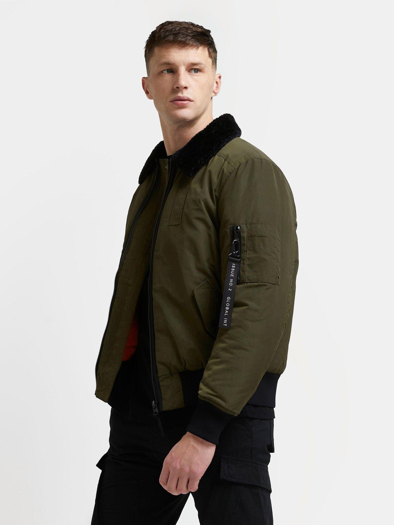 river island teddy jacket