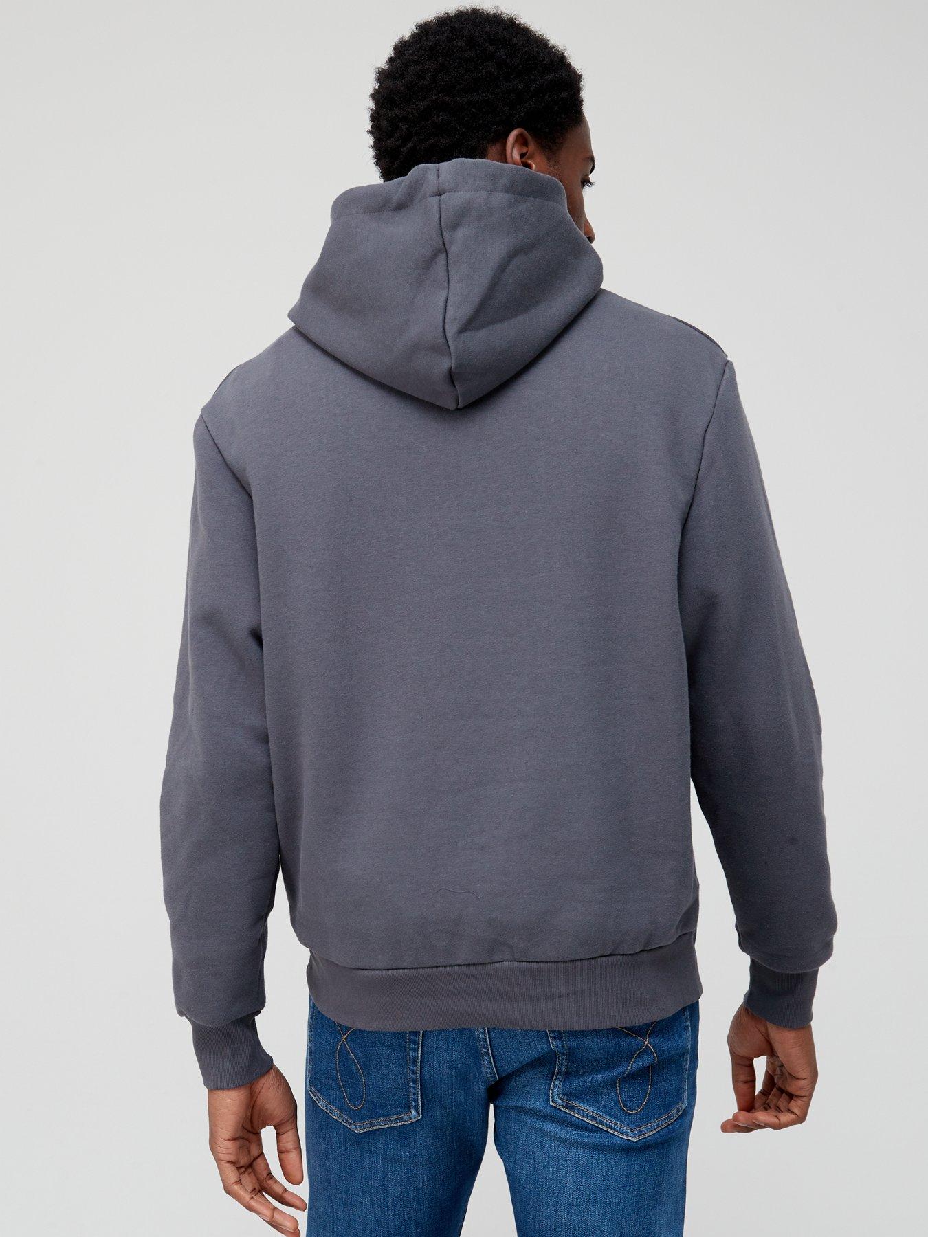 Hoodies & Sweatshirts Regular Fit Script Hoodie - Dark Grey