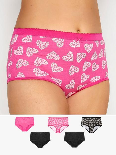 yours-5-pack-daisy-heart-full-briefs