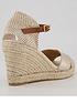  image of office-mooch-cross-strap-leather-espadrille-wedge-gold-shimmer
