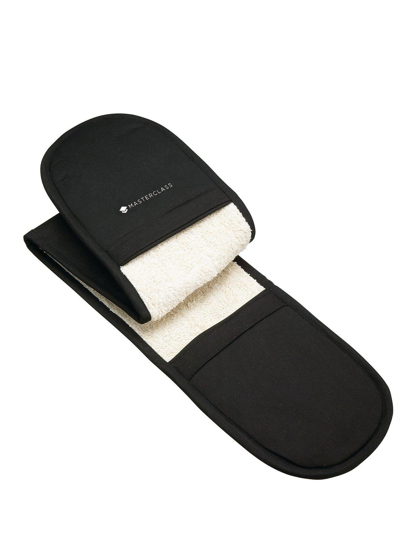 MasterClass Black Double Oven Glove