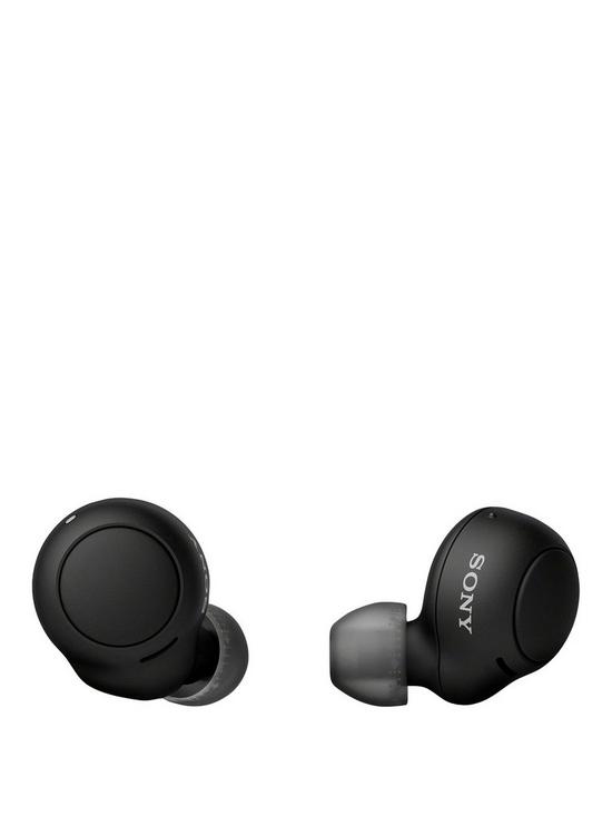 front image of sony-wfc500-true-wireless-earphones