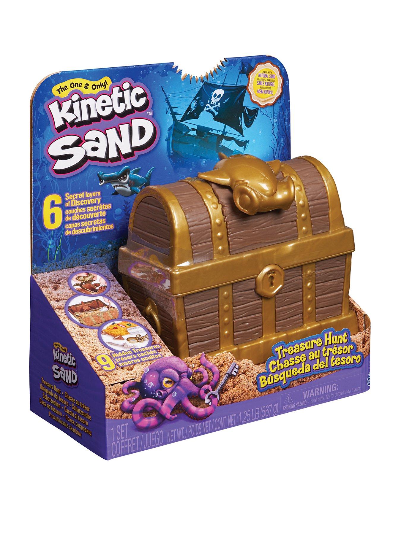  Kinetic Sand, Folding Sand Box with 2lbs of Kinetic Sand and  Mold and Tools : Everything Else