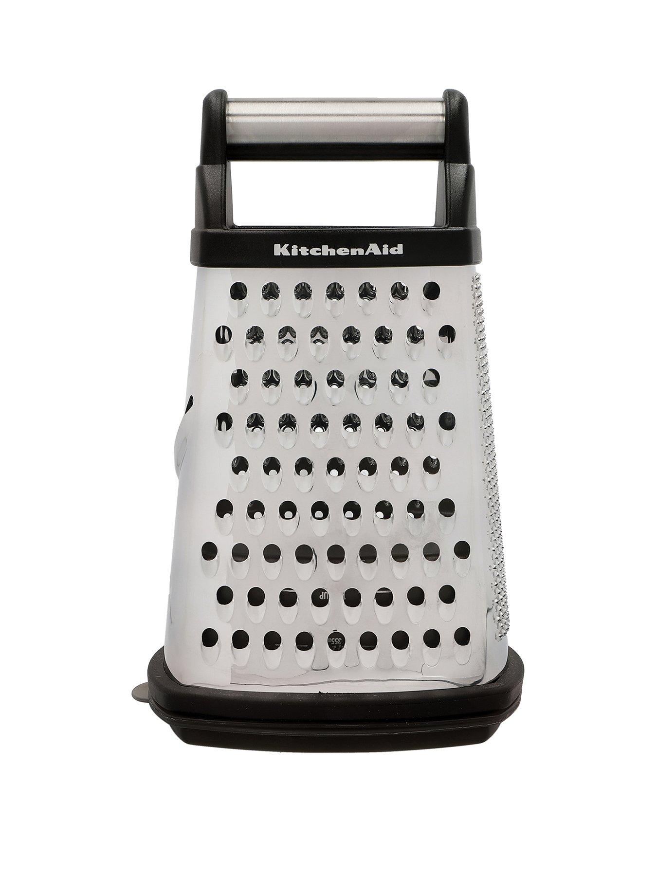 Product photograph of Kitchenaid Black Box Grater from very.co.uk