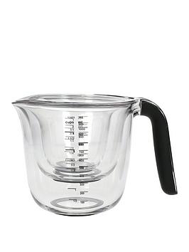 Product photograph of Kitchenaid Set Of 3 Black Measuring Jugs from very.co.uk
