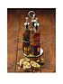  image of kitchencraft-world-of-flavours-italian-three-bottle-oil-and-vinegar-set-with-stand