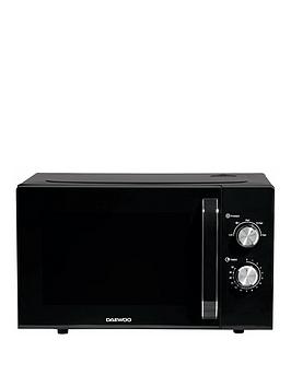 daewoo-23l-black-800w-microwave-kor8a07