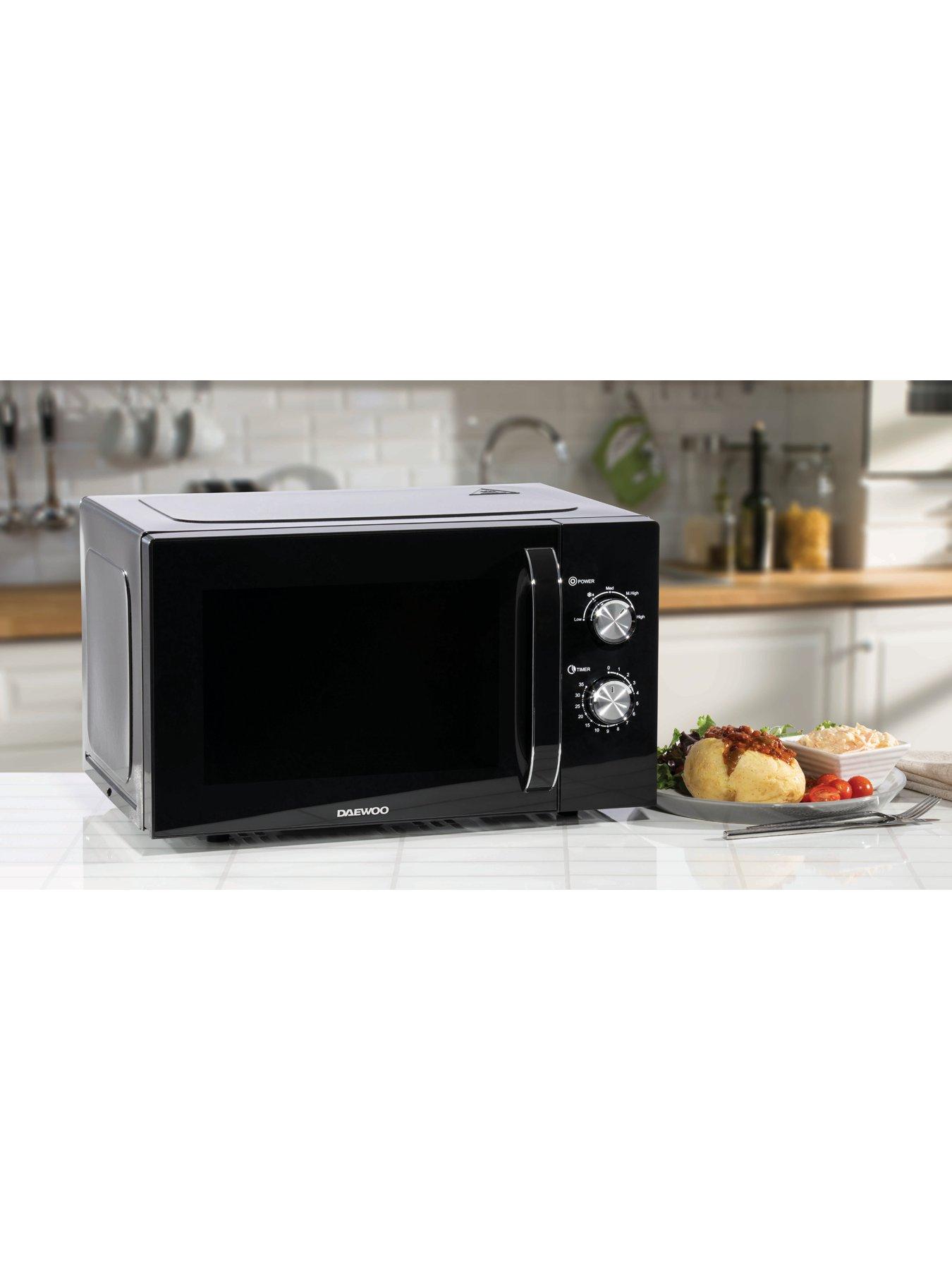 Image 3 of 3 of Daewoo 23L BLACK 800W Microwave KOR8A07