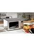  image of daewoo-20l-silver-700w-microwave-with-grill-kor3000sl