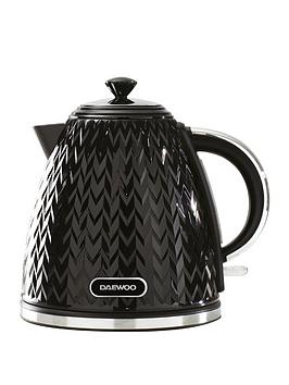 Product photograph of Daewoo Argyle Kettle- Black from very.co.uk