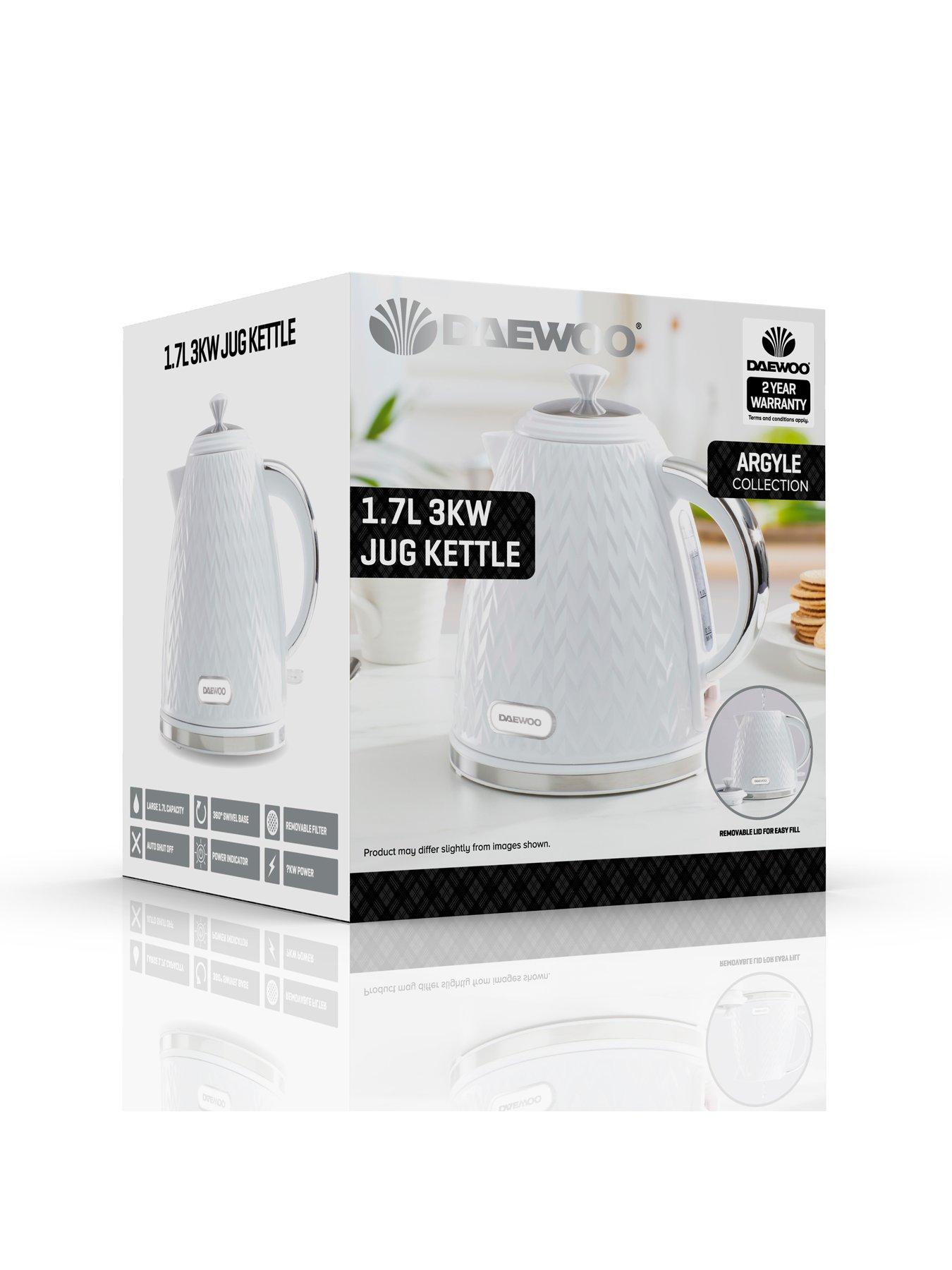 Image 2 of 6 of Daewoo Argyle Kettle- White
