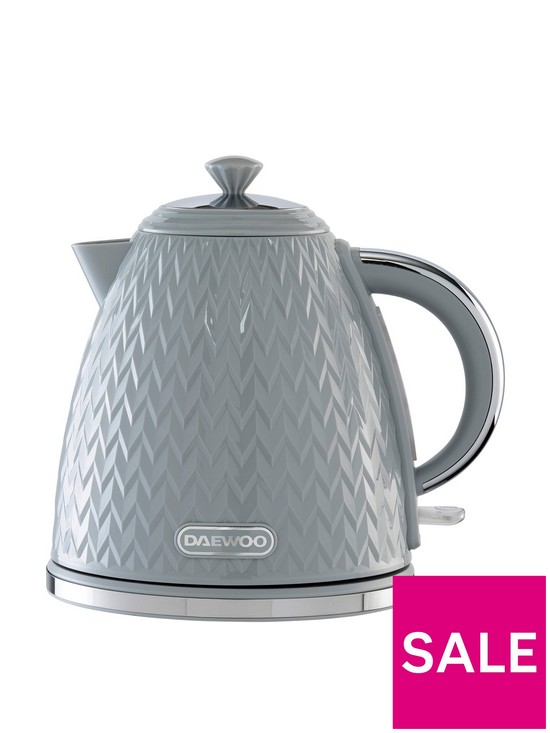 front image of daewoo-argyle-kettle--grey