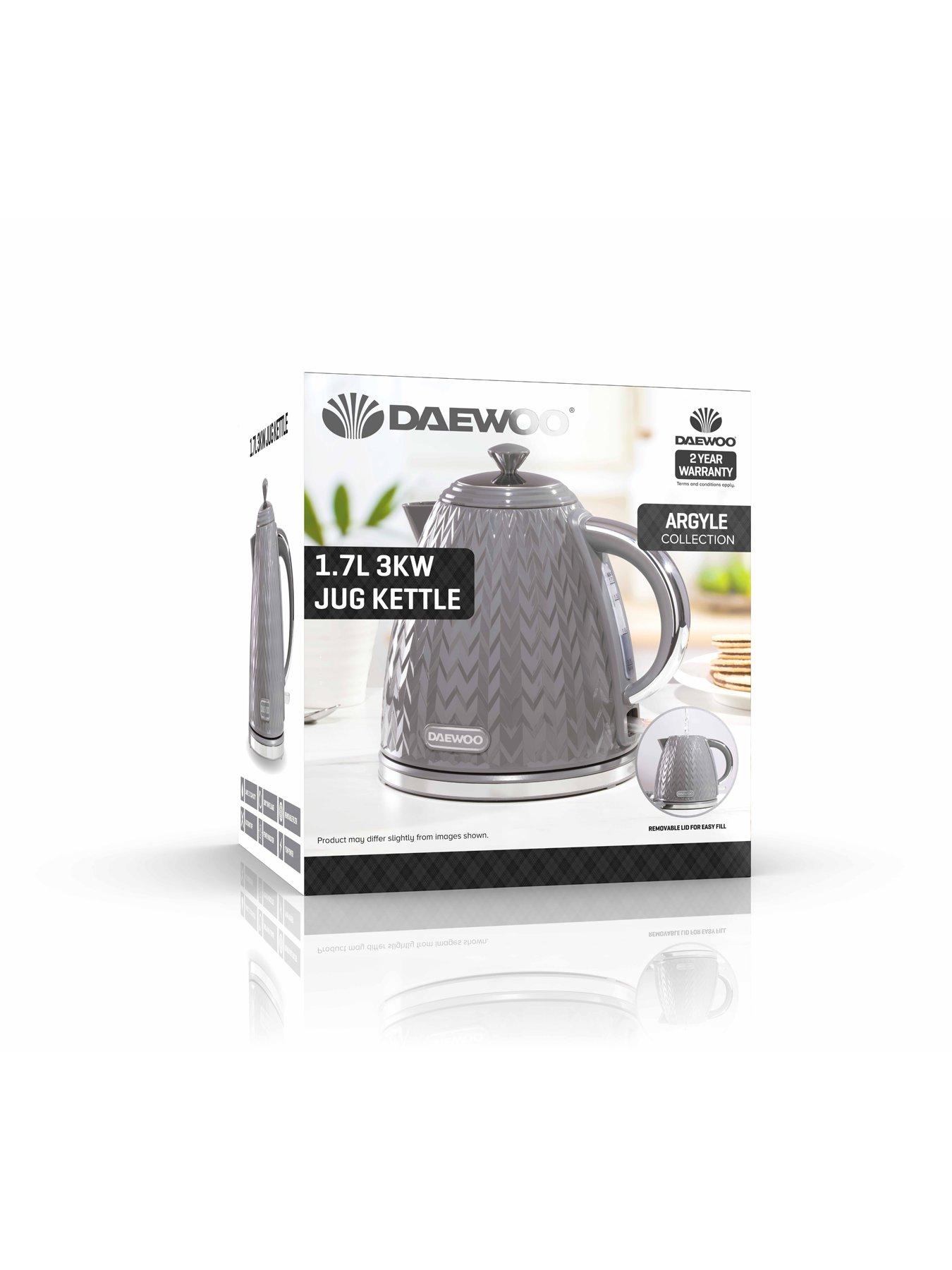 Daewoo Argyle Kettle Grey very