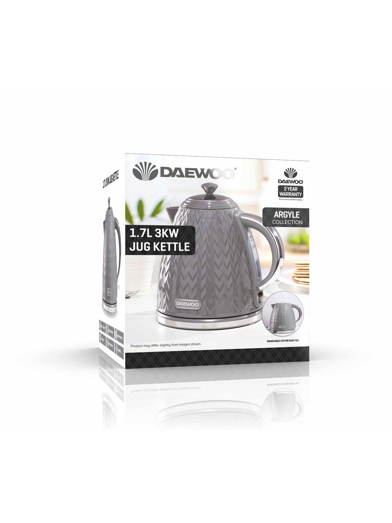 Daewoo Argyle Kettle Grey Very.co.uk