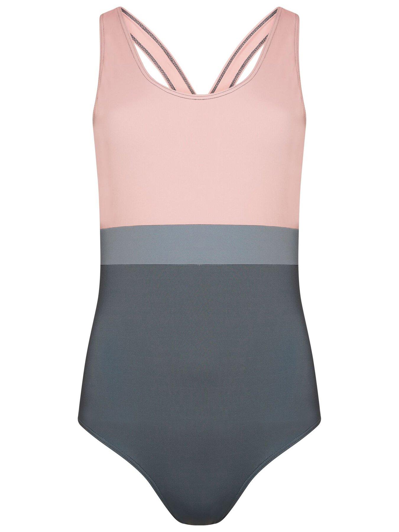 Dare 2b Laura Whitmore Make Waves Swim Suit - Powder Pink | very.co.uk