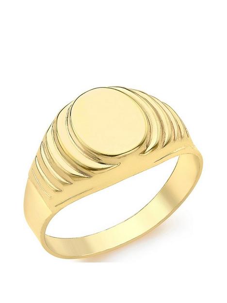 love-gold-9ct-yellow-gold-73mm-x-86mm-oval-ribbed-signet-ring